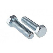 Болт з шестигранною головкою з повною різьбоюм 10*80 DIN 933 кл. міц. 5,8 цинк білий (пач 10шт) APRO