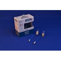Лампа автомобильная H3 12V 55W PK22S NIGHT VISION +80% (2шт) (ближняя/дальняя, противотуманная) MTA