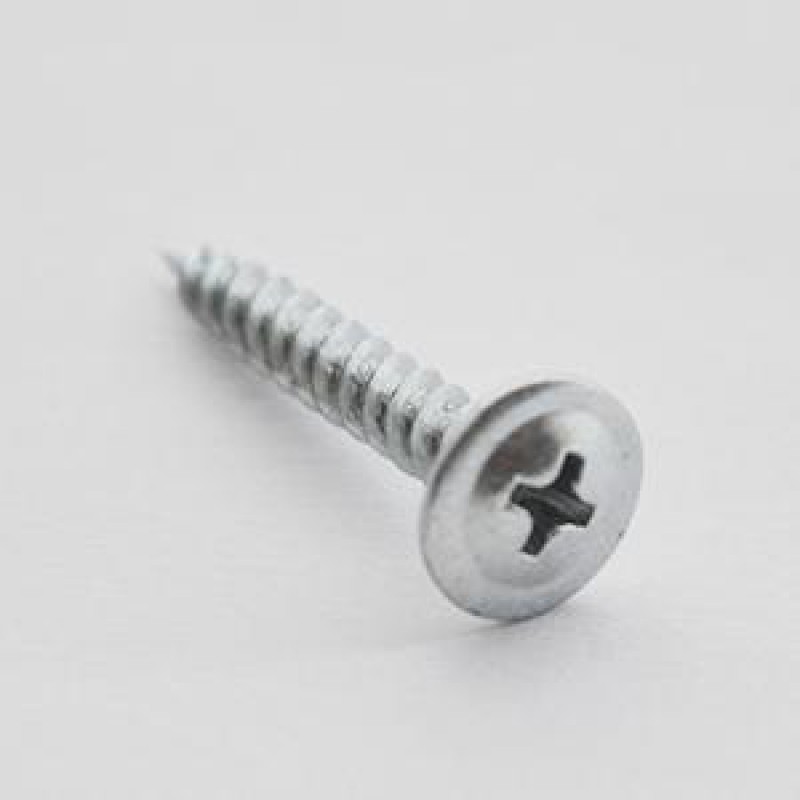 Саморез с пресс-шайбой 4,2*25 острый цинк белый (ящ. 6000шт) APRO