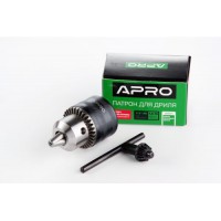 Патрон для дрилі з ключем 1/2-20, 1,5-13мм APRO