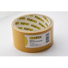 Стрічка клейка двостороння на тканинній основі 50мм*5м UNIFIX