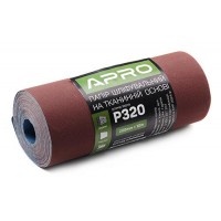 Папір шліфувальний P320 рулон 200мм*10м (тканинна основа) APRO