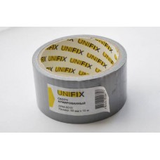 Лента клейкая армированная серая 50мм*10м UNIFIX