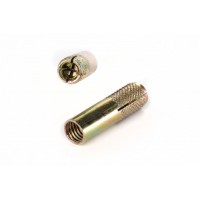 Дюбель забивний сталевий М6/8х25 цинк жовтий (пач. 50 шт.) APRO
