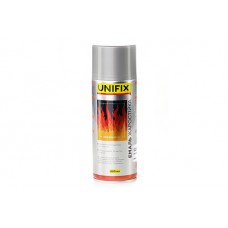 Емаль жаростійка RAL 9022 Срібло 400мл UNIFIX