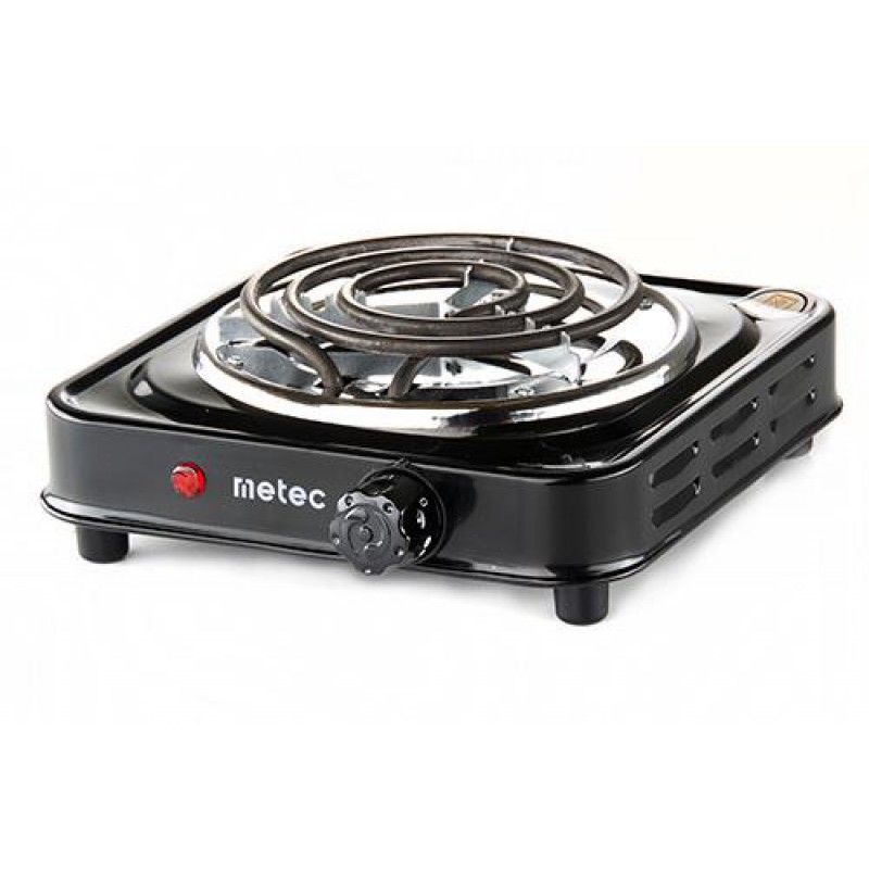 Плита електрична настільна спіральна ES-01SSB, 1000Вт Metec