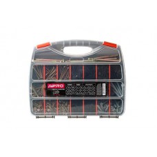 Набор дюбелей и саморезов 3.5–6.0мм и анкеры M6–M8 12,5'' APRO