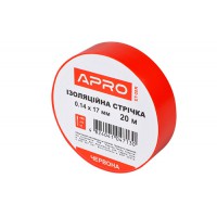 Ізоляцiйна стрiчка червона 0.14х17мм 20м (пачка, кратно 10шт) APRO