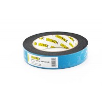 Лента клейкая двухсторонняя на вспененной основе 25мм*5м черная UNIFIX