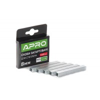 Скобы закаленные 8х11.3х0.7мм 1000шт APRO