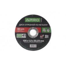 Диск відрізний по металу 230х1.6х22.22 мм (10шт. в пач, ціна за шт.) APRO