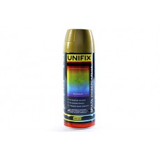 Емаль універсальна акрилова преміум золото глянець 400мл UNIFIX