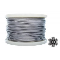 Трос 4мм DIN 3055 (6х7+1х7) нержавіючий А2 200м APRO