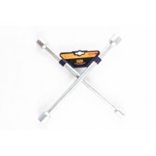 Ключ колісний хрестовий 17x19x21x23мм СИЛА