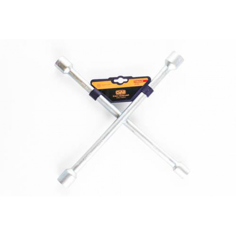 Ключ колісний хрестовий 17x19x21x23мм СИЛА