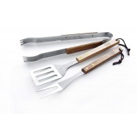Набор инструментов для барбекю на блистере (3шт, 38см) СИЛА