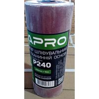 Бумага шлифовальная P240 рулон 200мм*10м (тканевая основа) APRO