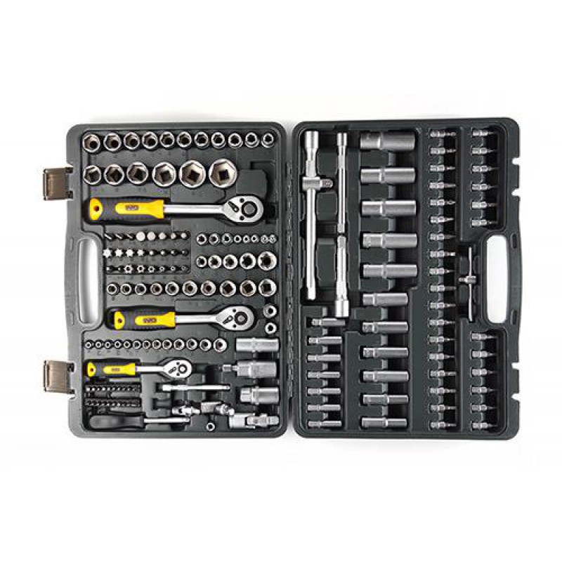 Набір насадок 72Т CrV ¼, ⅜, ½ 171шт СИЛА