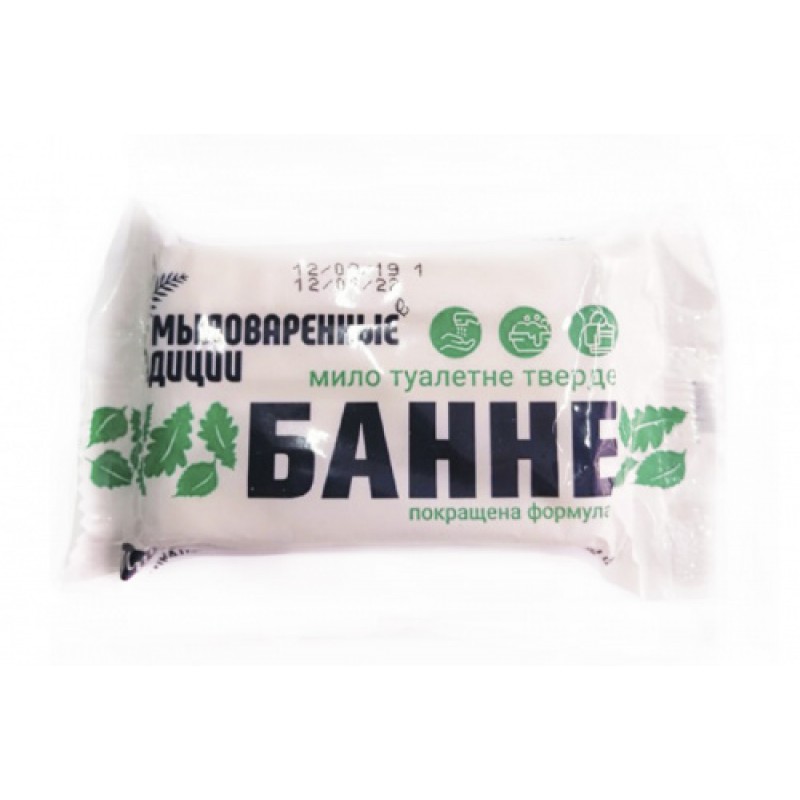 Мыло туалетное твёрдое банное 100г Мыловаренные традиции