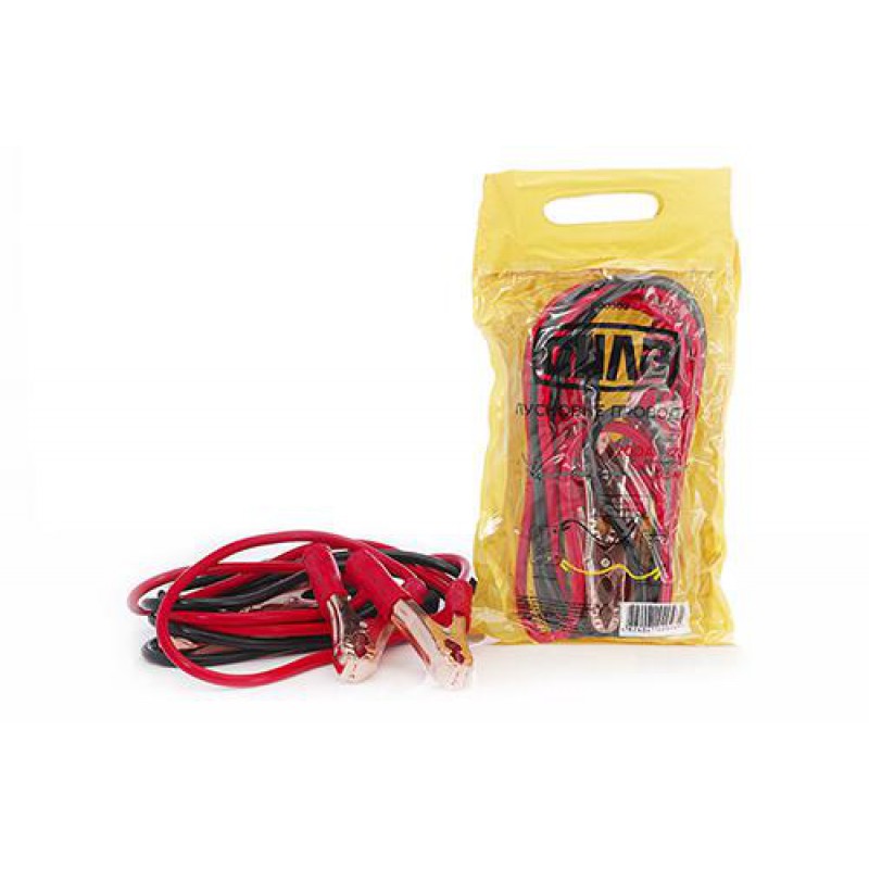 Пусковые провода 200А, 12V, Ø 8мм, 2,5м (кабель пусковой, прикуриватель аккумулятора) (пакет) СИЛА