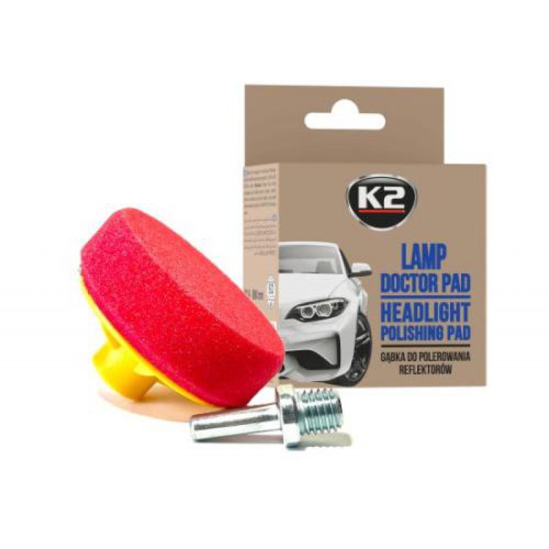 Губка для полировки фар K2 Lamp Doctor Pad 80мм