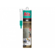 Силікон для душових кабін 100D 280мл / 340гр прозорий Akfix