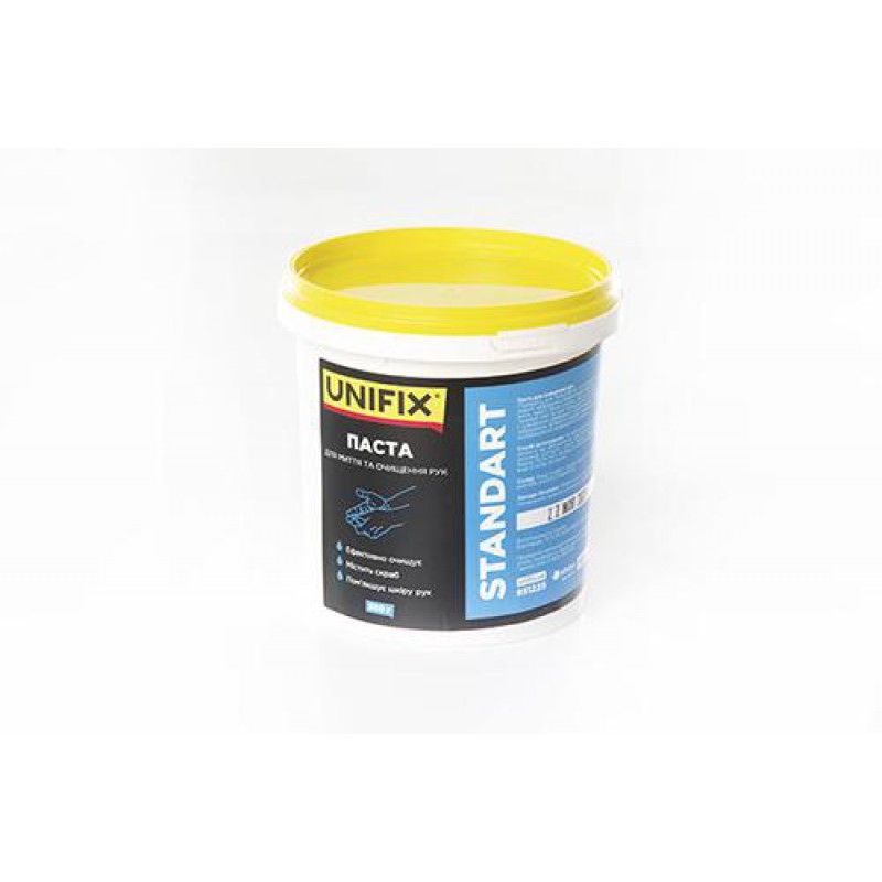 Паста для очистки рук Standart 0,5кг (ведерко) UNIFIX