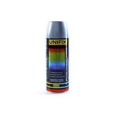 Эмаль универсальная акриловая премиум серебро глянец 400мл UNIFIX