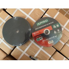 Диск отрезной по нержавеющей стали (Ceramic) 180х1.6х22.2мм (10шт. в пач.) APRO PRO