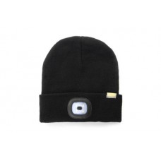 Шапка з ліхтариком чорна 200Лм (300мАг) СИЛА