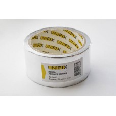 Стрічка клейка алюмінієва 50мм*10м UNIFIX
