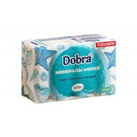 Мыло туалетное твёрдое косметическое 4*70г экопак Dobra Минералы морей