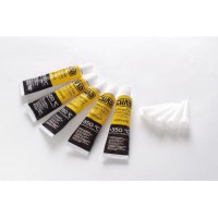 Герметик прокладок високотемпературний +350 °С, 100% силіконовий, чорний 5х25г СИЛА