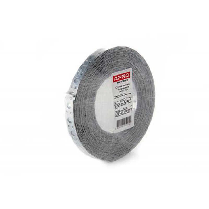 Лента монтажная перфорированная 12х0.55мм 10м APRO