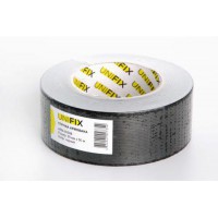 Стрічка клейка армована чорна 50мм*50м UNIFIX