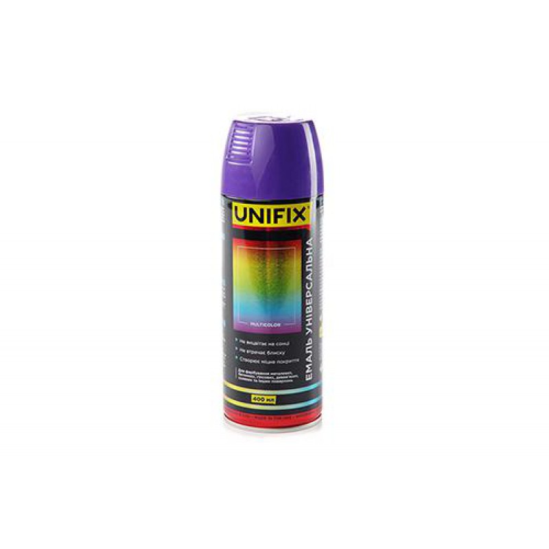 Эмаль универсальная акриловая премиум RAL 4005 Сине-сиреневый гл. 400мл UNIFIX