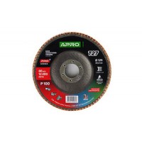 Коло пелюстково-торцеве керамічний Р100 прямий 125х22.2мм (Т27) (КПТ) APRO PRO