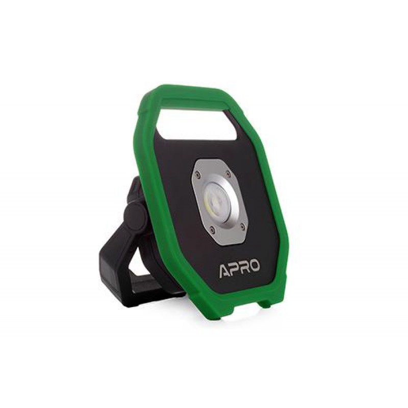 Аккумуляторный светодиодный прожектор 10Вт (Li-ion 3.7V 4400mAh) APRO