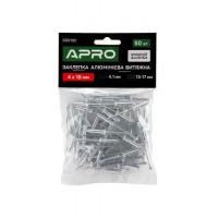 Заклепка алюминиевая вытяжная 4х14мм 50шт APRO