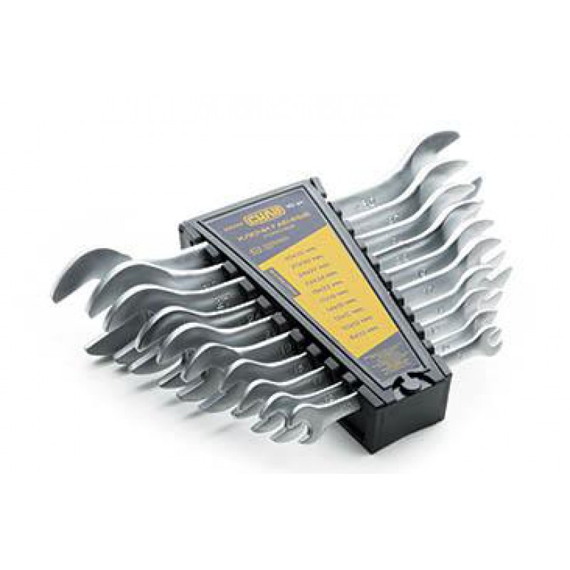 Набор ключей рожковых 6x7мм, 8x10мм, 10x12мм, 12x13мм, 14x17мм, 19x22мм (6шт) СИЛА