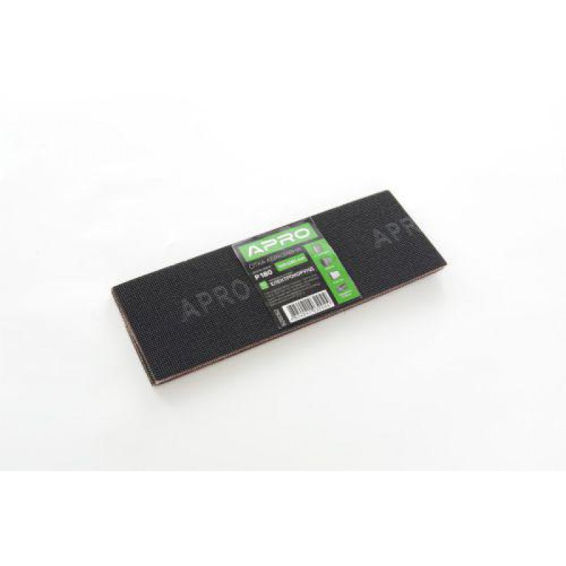 Сітка абразивна APRO P180 105*280мм електрокорунд (10шт)