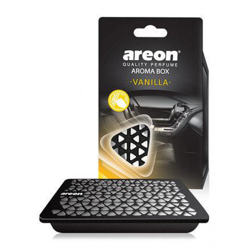 Ароматизатор AREON Aroma Box Ваніль банка (під сидіння)