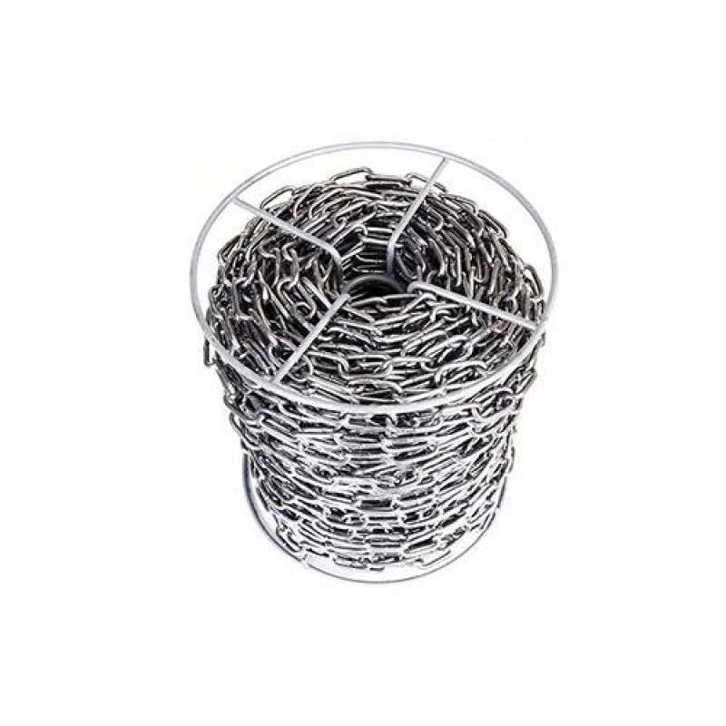 Ланцюг довголанковий без покриття 3мм ГОСТ1592-90 бухта 100м APRO