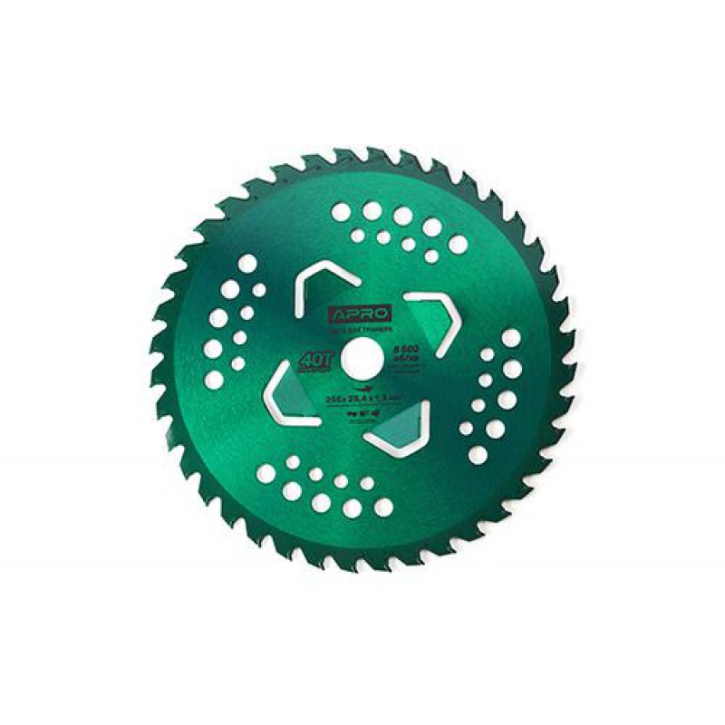 Диск для тримера з твердосплавними напайками 40Т 4 пелюстка ( для густої трави ) APRO