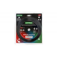 Диск алмазный по металлу 230х2.0х22.2мм APRO PRO