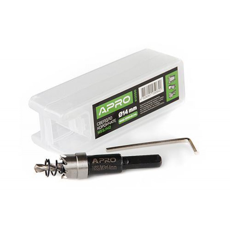 Сверло корончатое HSS/М2 Ø22мм APRO
