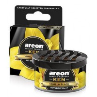 Ароматизатор AREON Ken Чорна ваніль банка (під сидіння)