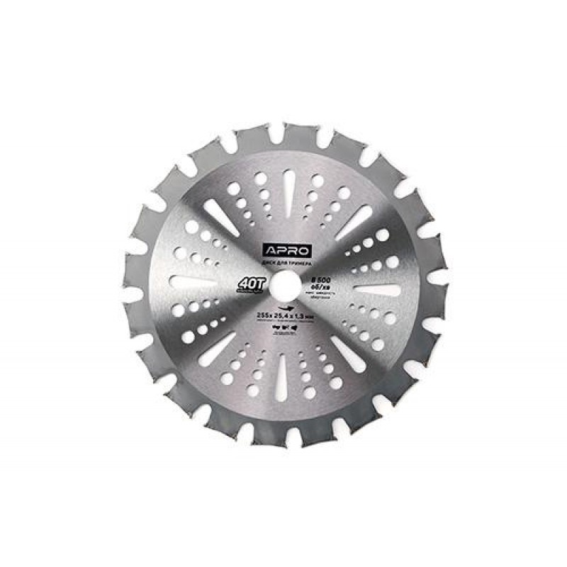 Диск для тримера з твердосплавними напайками 40Т Double APRO