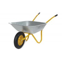 Тачка садова одноколісна 70л, 130кг, колесо пневмо 3,5х8'' СИЛА