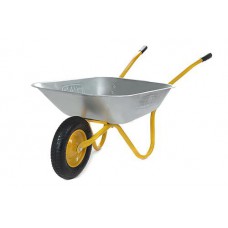 Тачка садовая одноколесная 70л, 130кг, колесо воздушное 3,5х8'' СИЛА